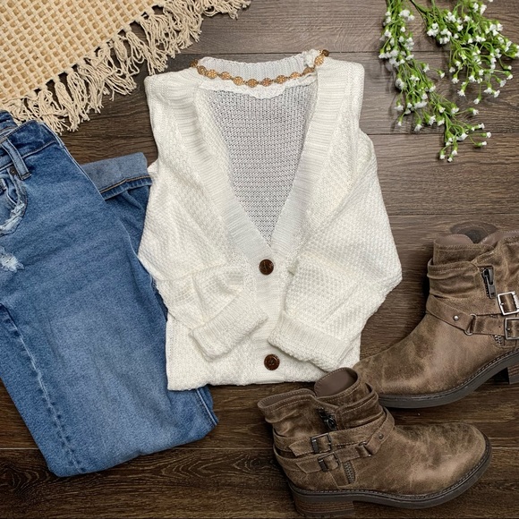 ☀️CLEARANCE☀️ Button Up Lightweight Cardigan Sweater - Picture 3 of 14